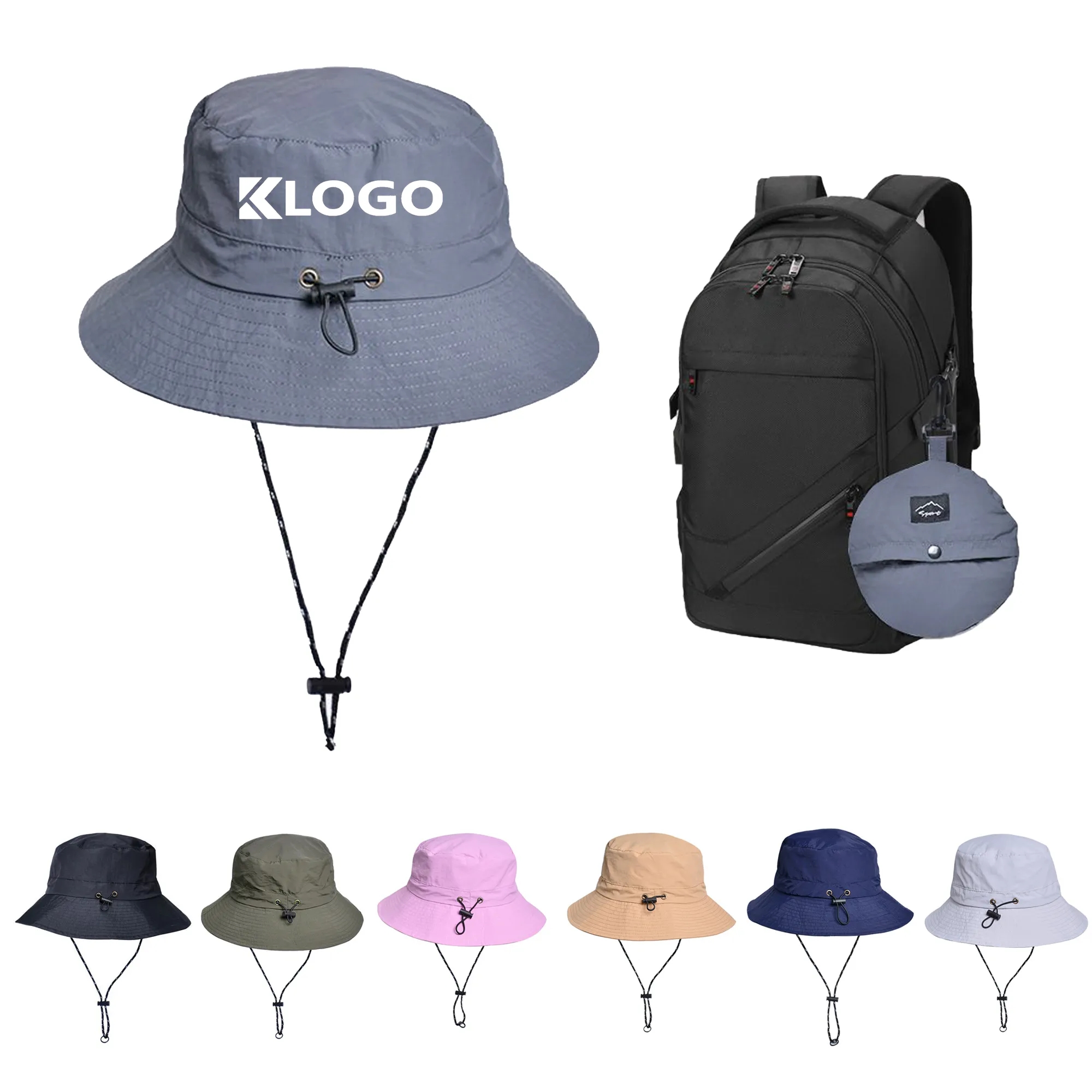 Packable Waterproof Bucket Cap 3