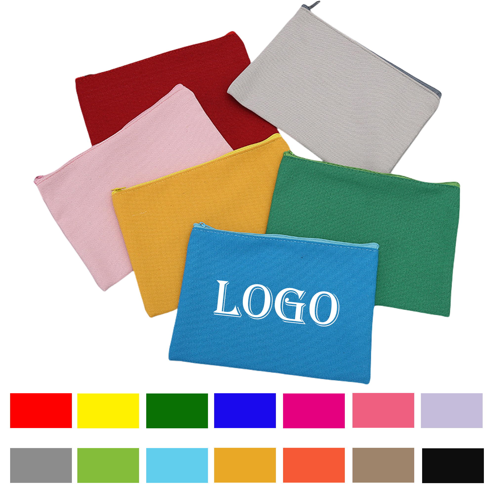 Colorful Canvas Pencil Case MOQ50 2