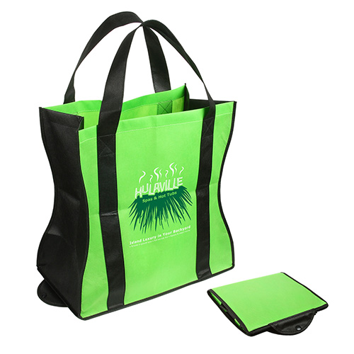Wave Rider Non-Woven Folding Tote 24