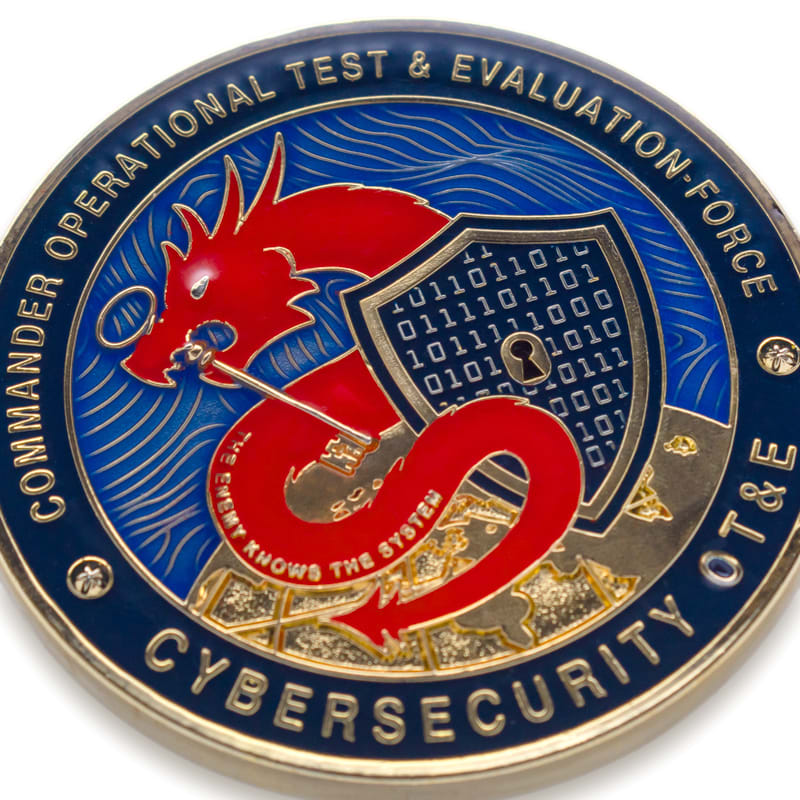 Custom Hard Enamel Challenge Coins 35