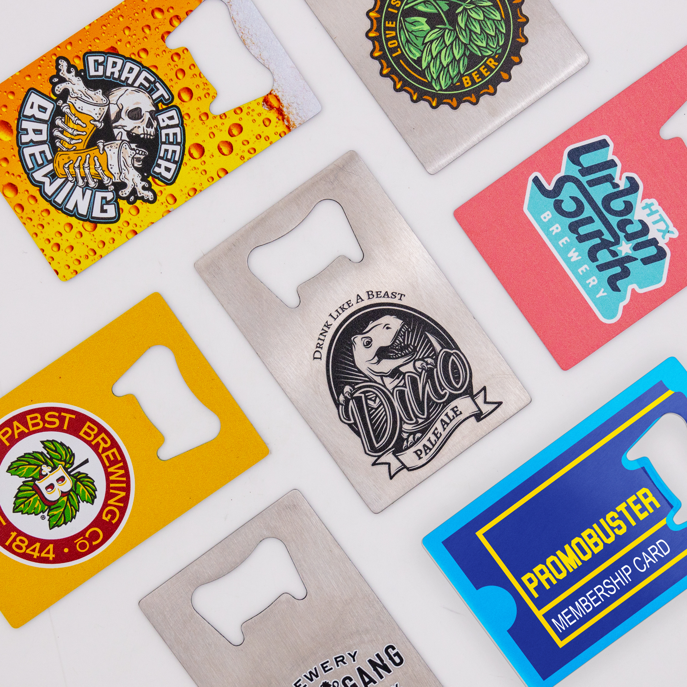 Stainless Steel Bottle Opener Card