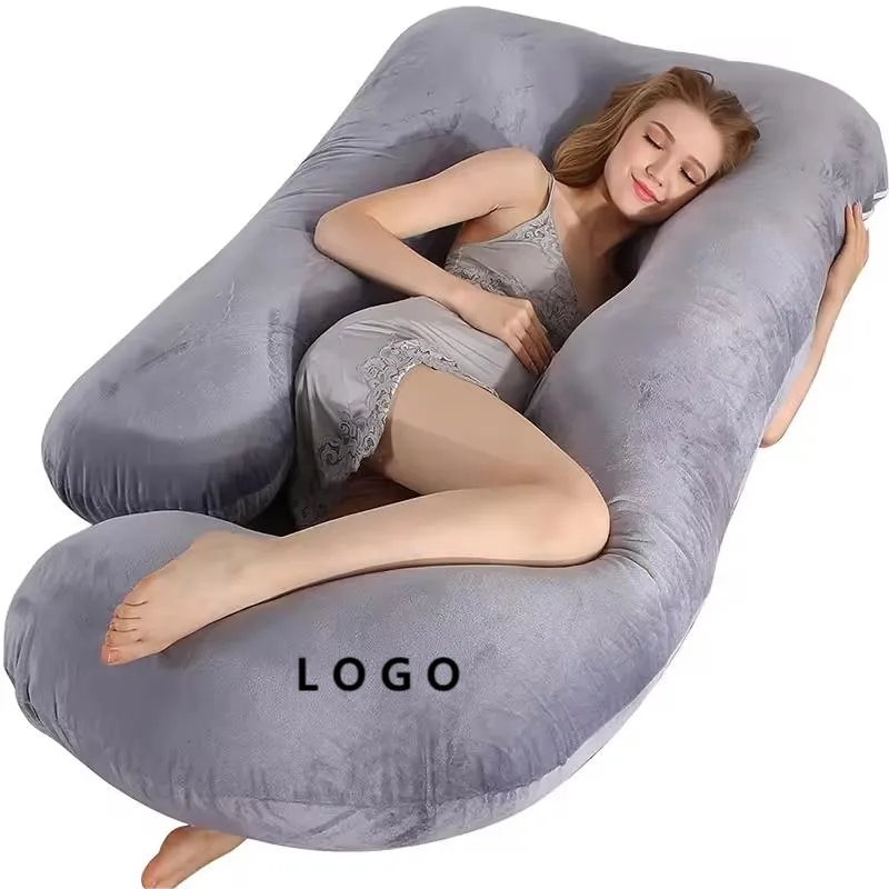 High Density U Shaped Full Body Maternity Pregnancy Pillow 6