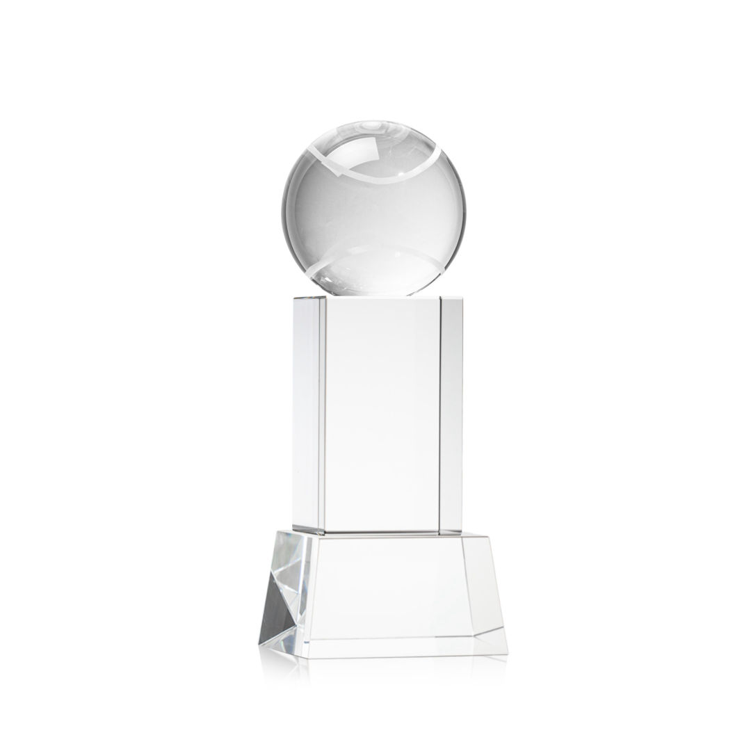 Tennis Ball VividPrint™ Award on Belcroft - Clear 10