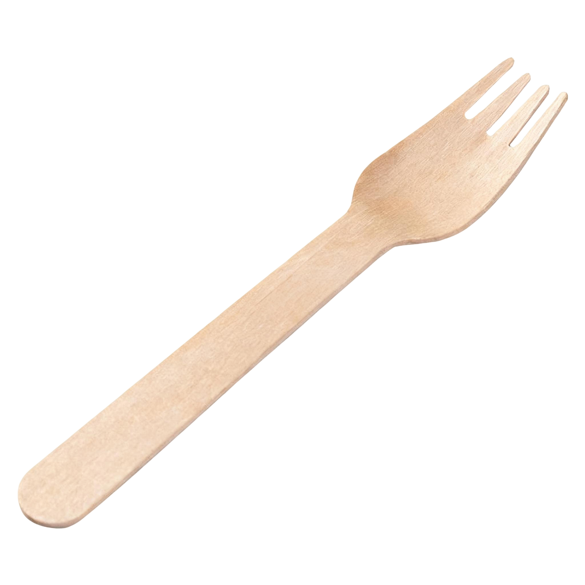 Disposable Wooden Ice Cream Fork With Single Unit Construction 2