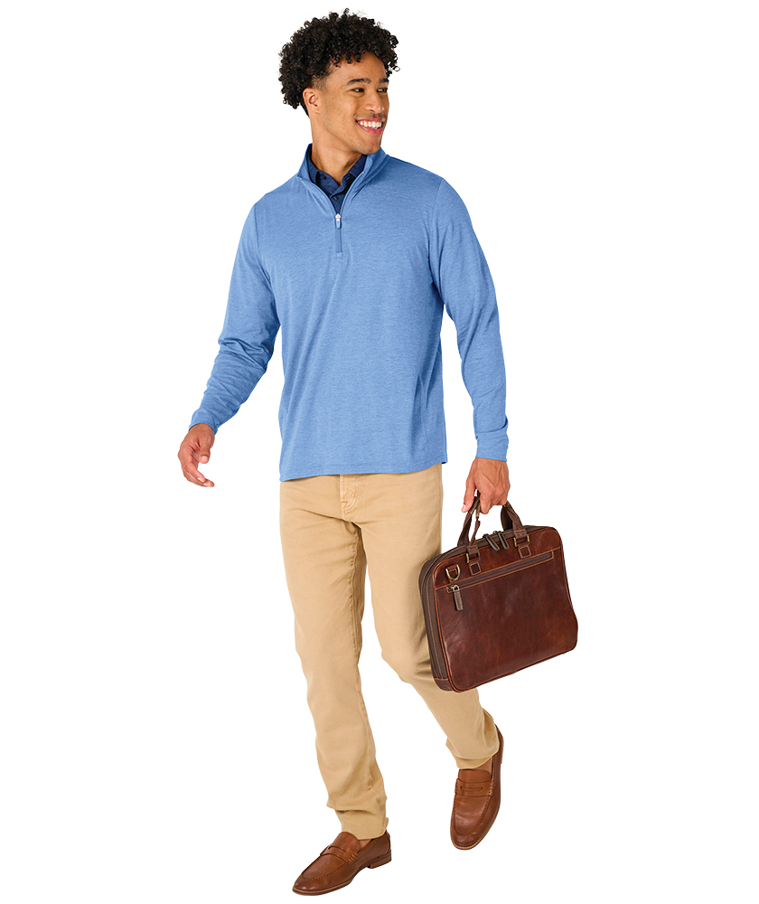 Men's Vista Tri-Blend Quarter Zip 54