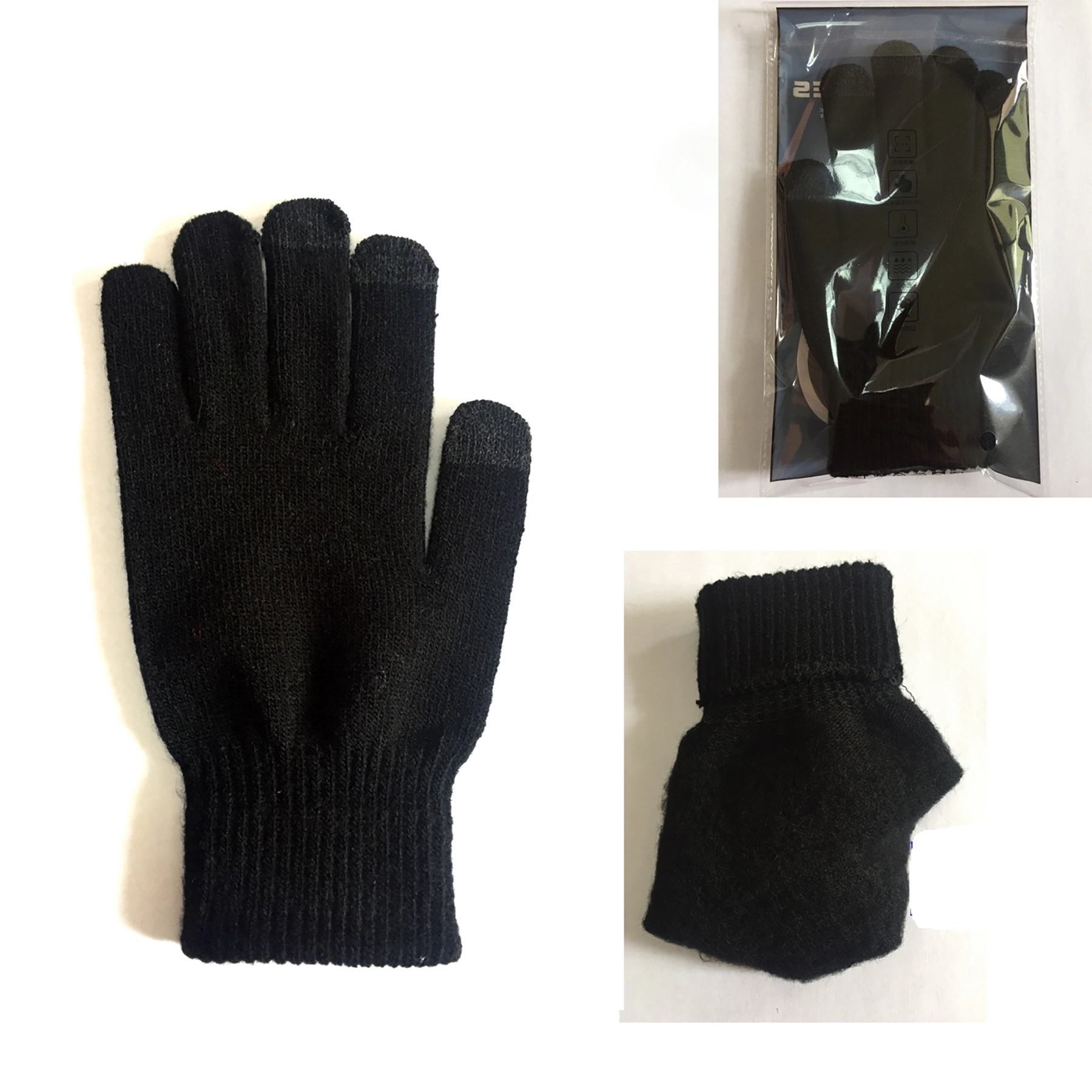 Winter Knit Touchscreen Gloves Windproof Anti-slip Mittens 6