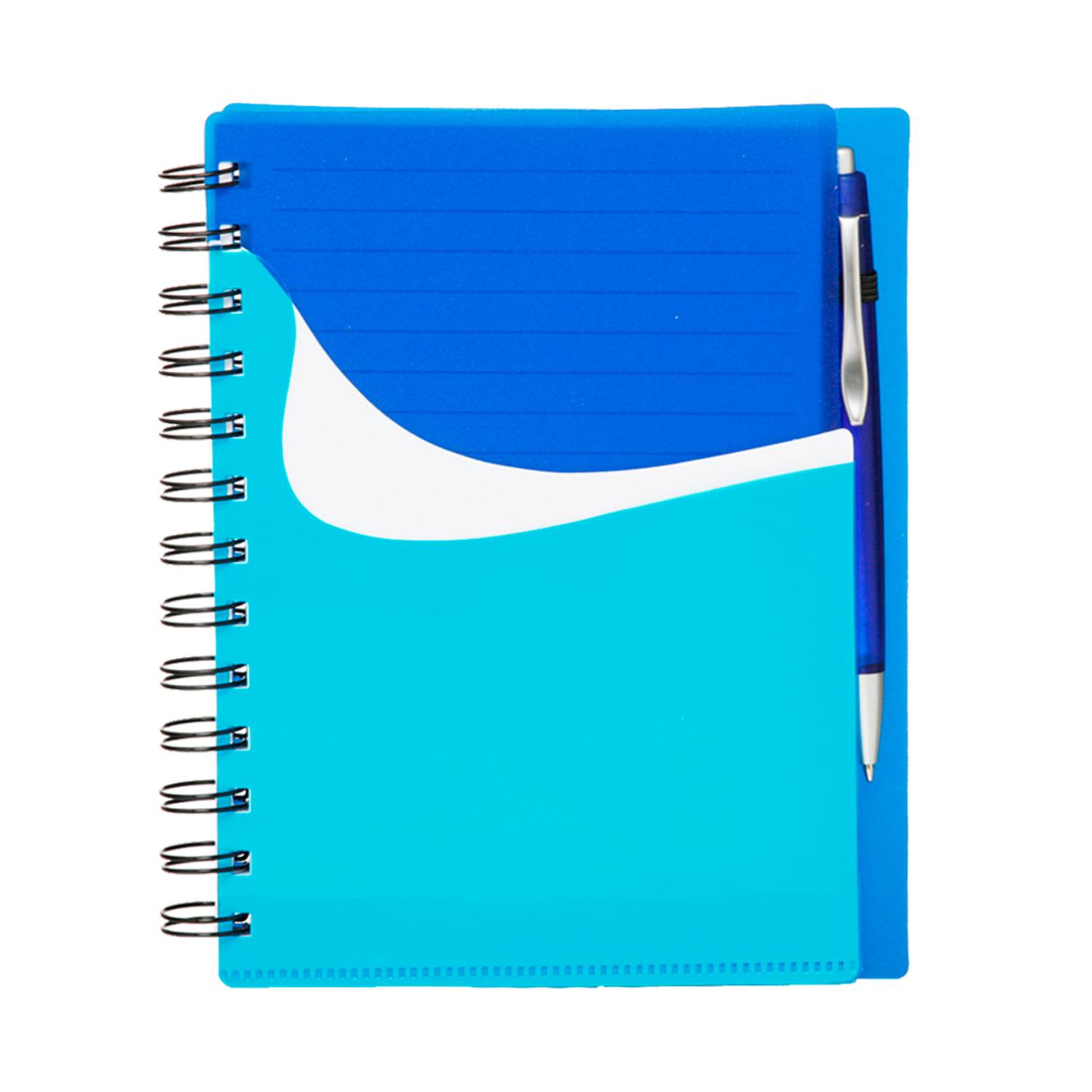 Front Pocket Spiral Notebook with Pen 2