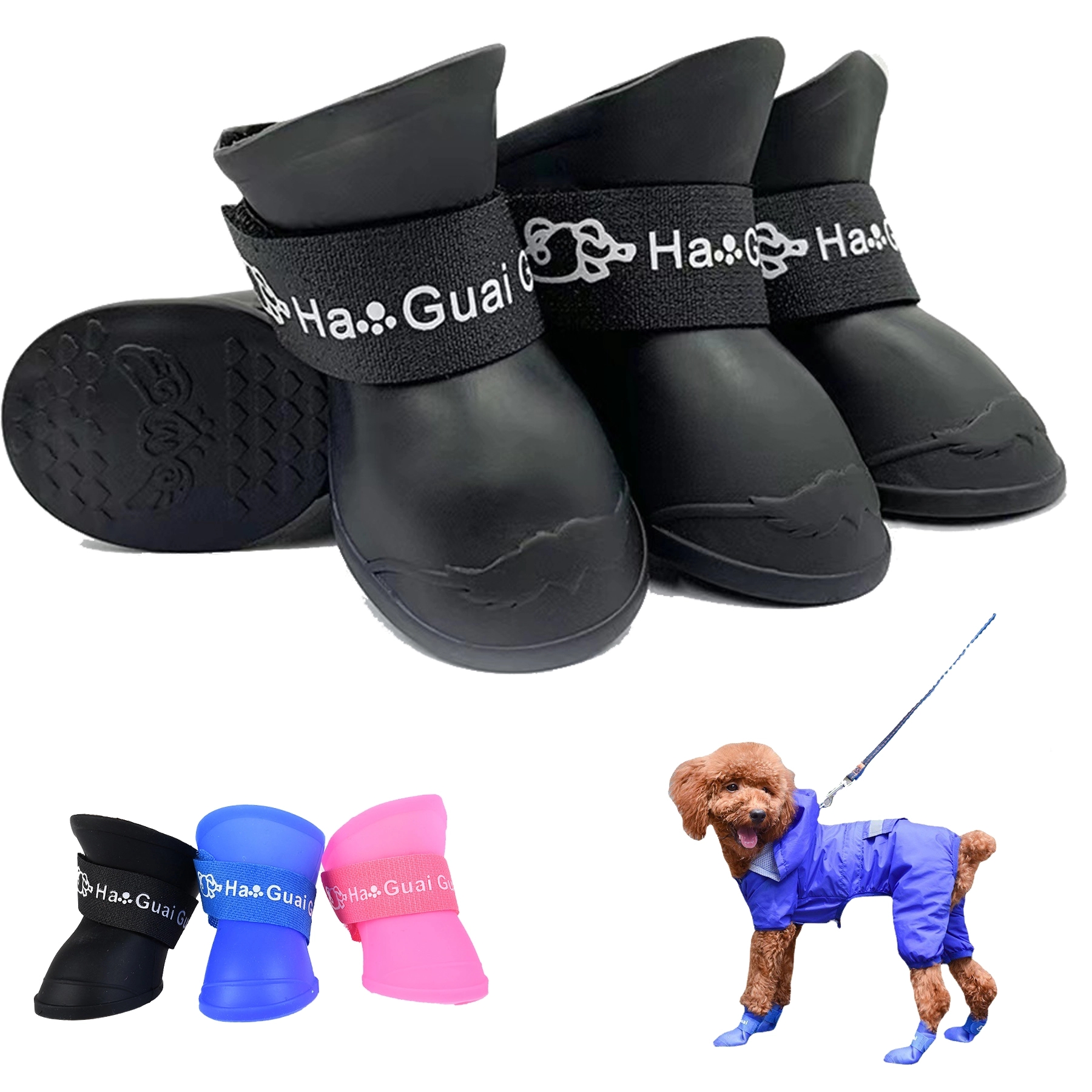 Pet Dog Rain Shoes 1