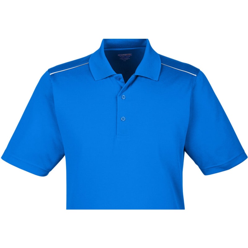 CORE365 Men's Radiant Performance Piqué Polo With Reflective Piping 4