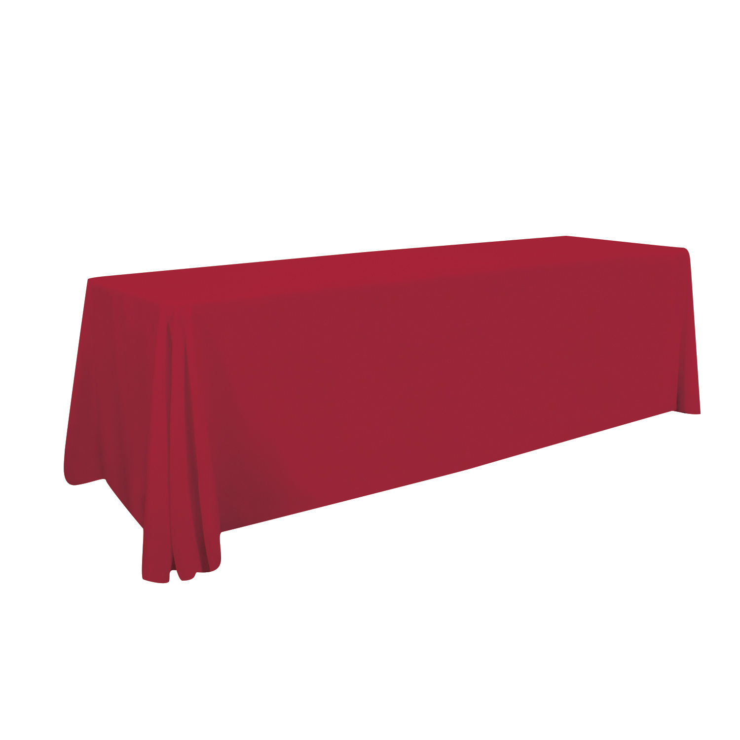 8' Stain-Resistant 4-Sided Table Throw (Unimprinted) 3