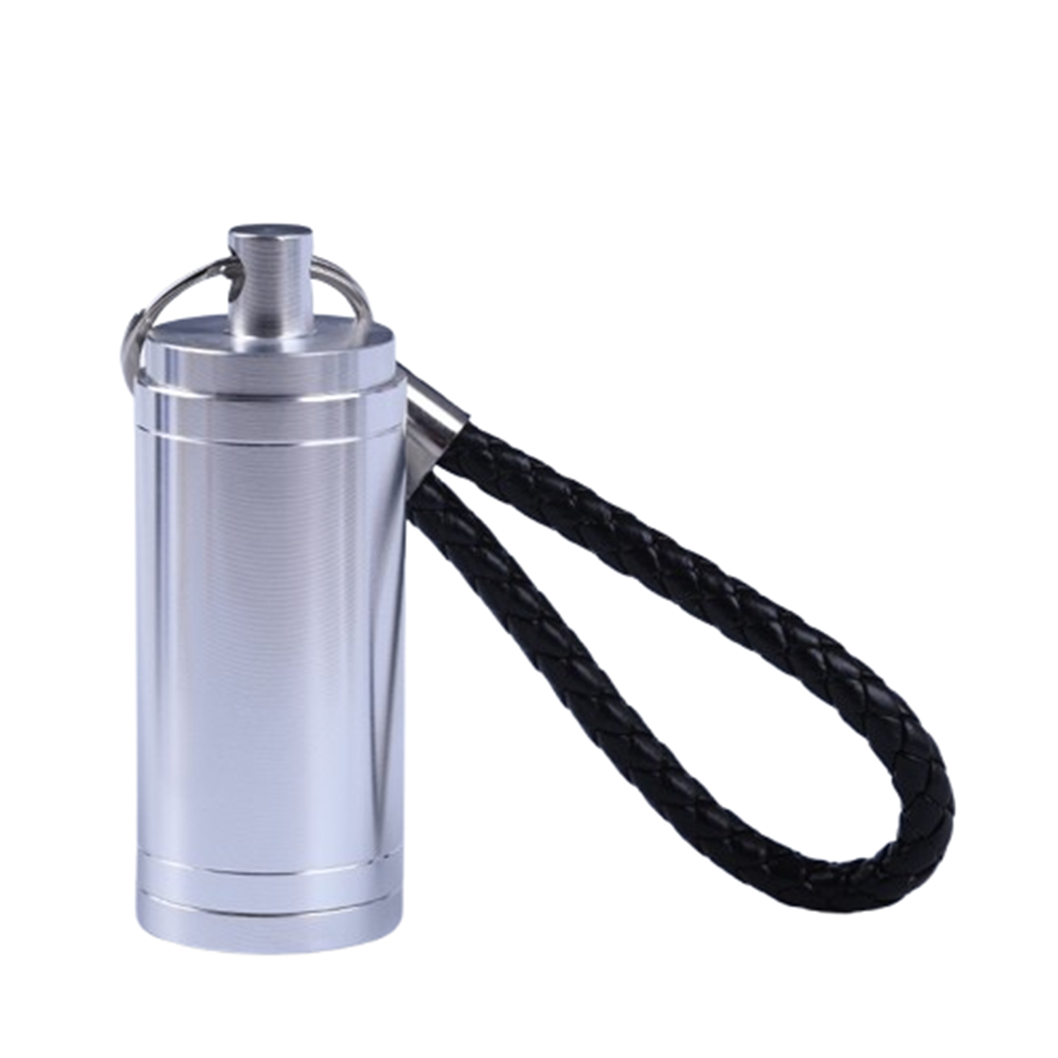 Portable Mini Metal Cylinder Ashtray Keychain 5