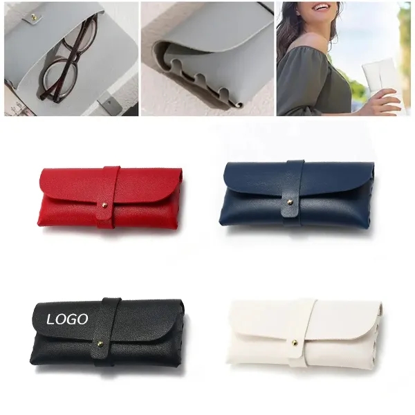 Soft PU Leather Sunglasses Pouch 6