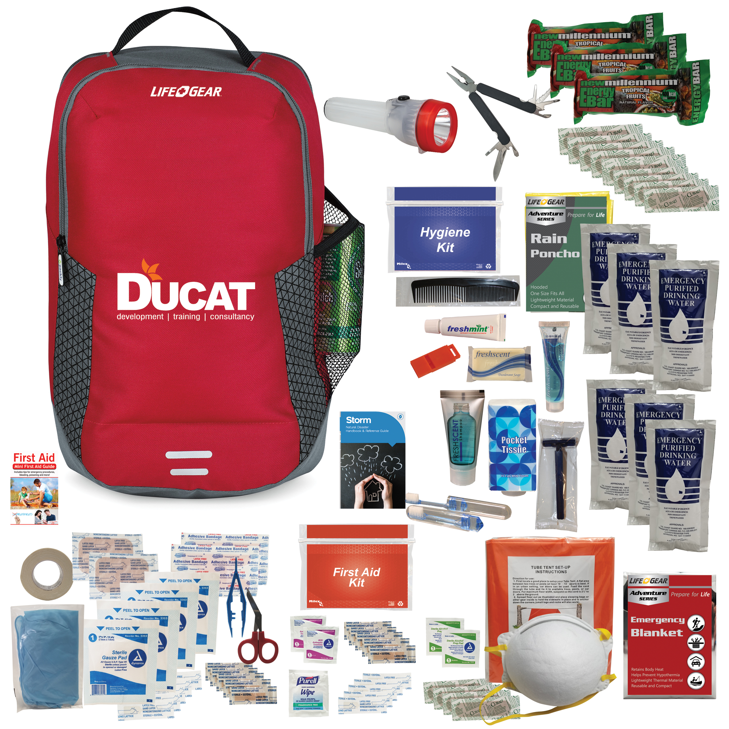 Life Gear Survival Disaster & First Aid Backpack 2.0 3