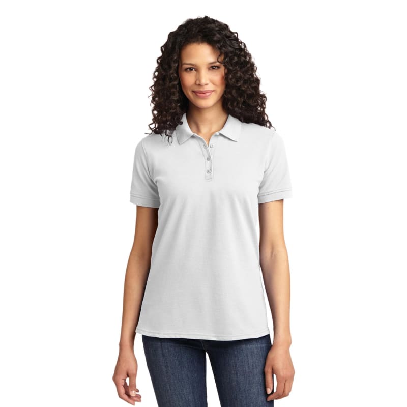 Port & Company Women's Core Blend Pique Polo. 55