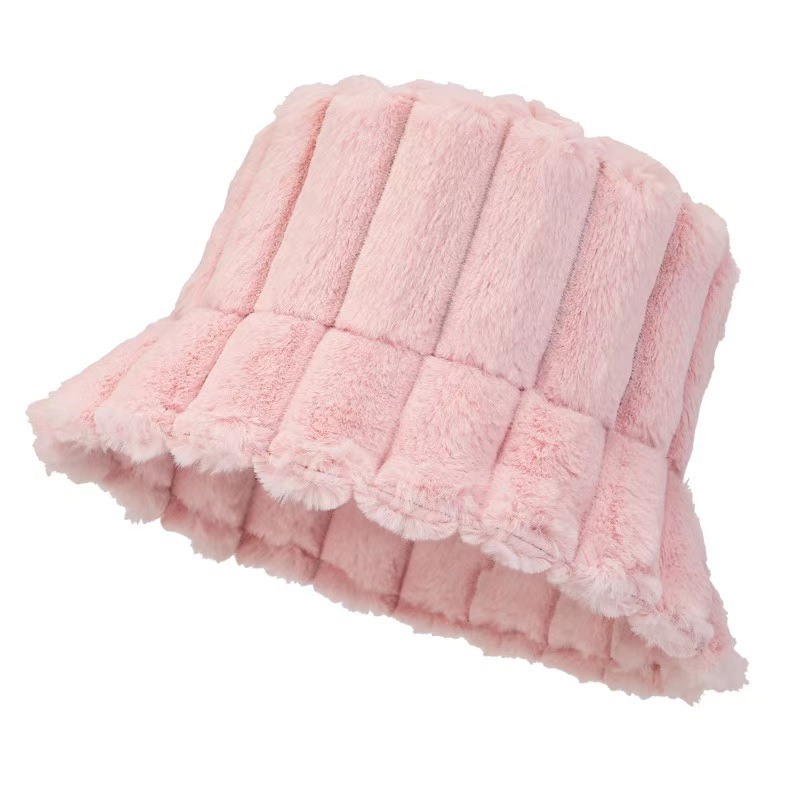 Warm Plush Bucket Hat for Cold Seasons 6