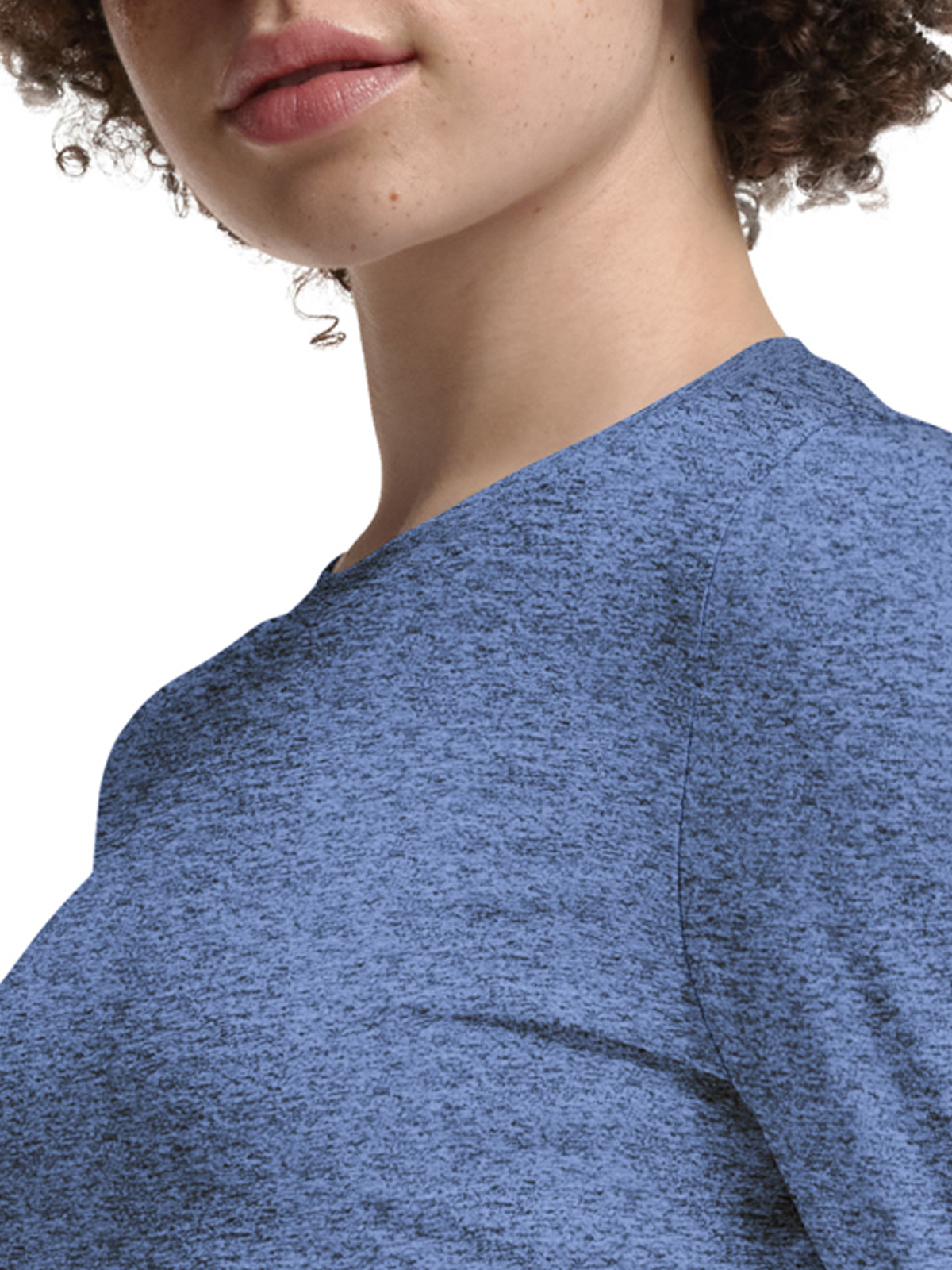White Cross - VIBE - Women's Shirttail Hemline Underscrub Tee 26