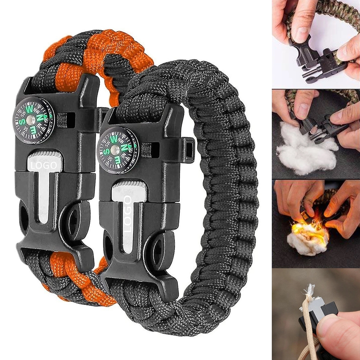 5 in 1 Multifunctional Emergency Survival Paracord Bracelet 4