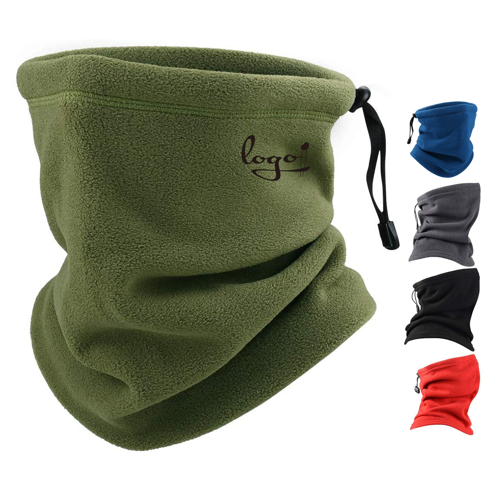 Fleece Neck Warmer Gaiter Windproof Face Covering 9