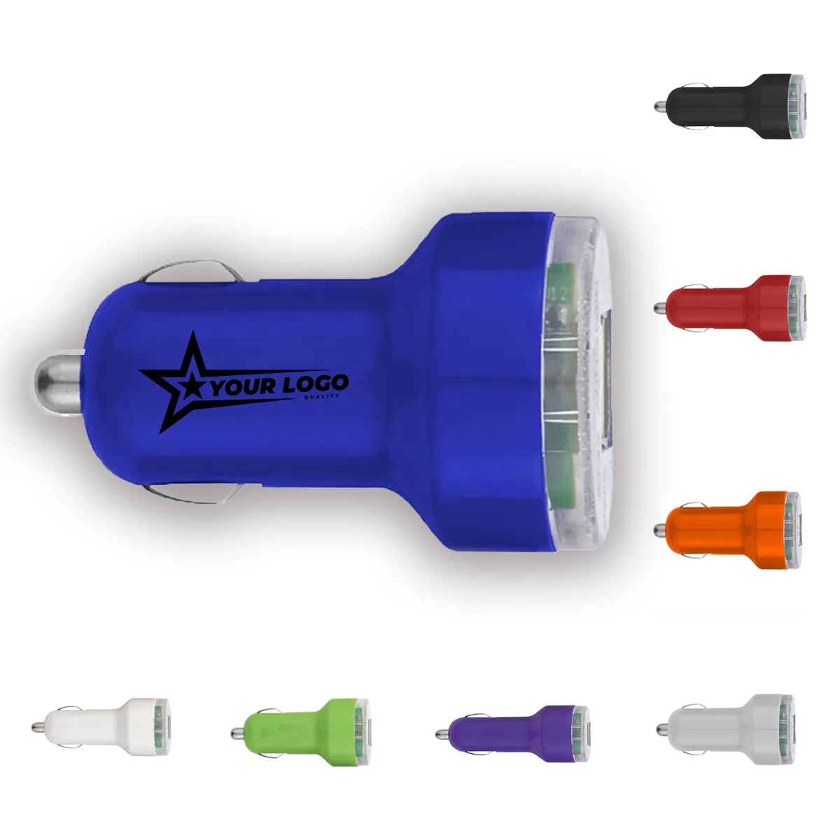 Mini Dual Ports Wide Compatibility Quick Charge Car Charger 4