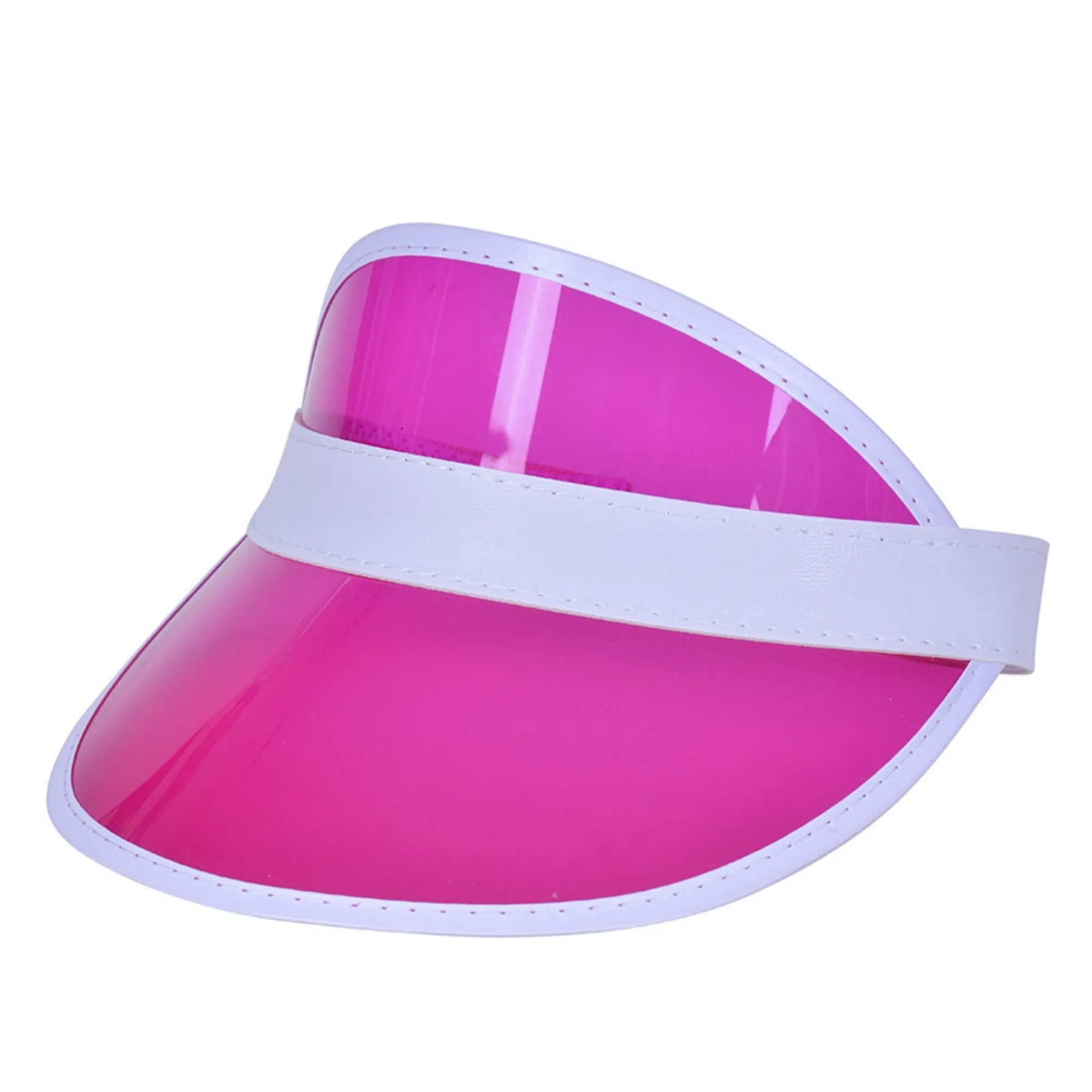 Unisex Sun Visors Plastic Clear Cap 10