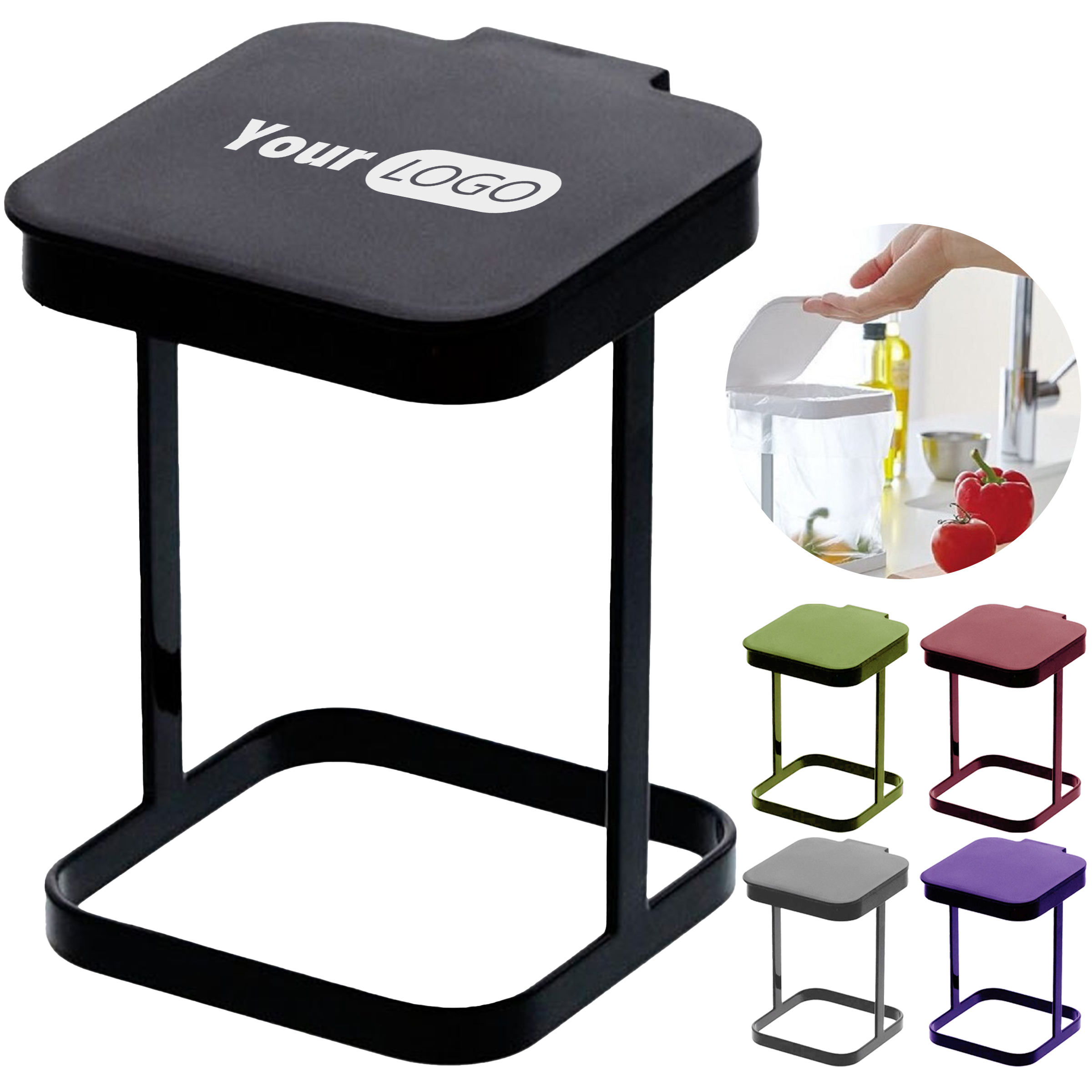 Carbon Steel Multi Functional Desktop Storage Rack 3