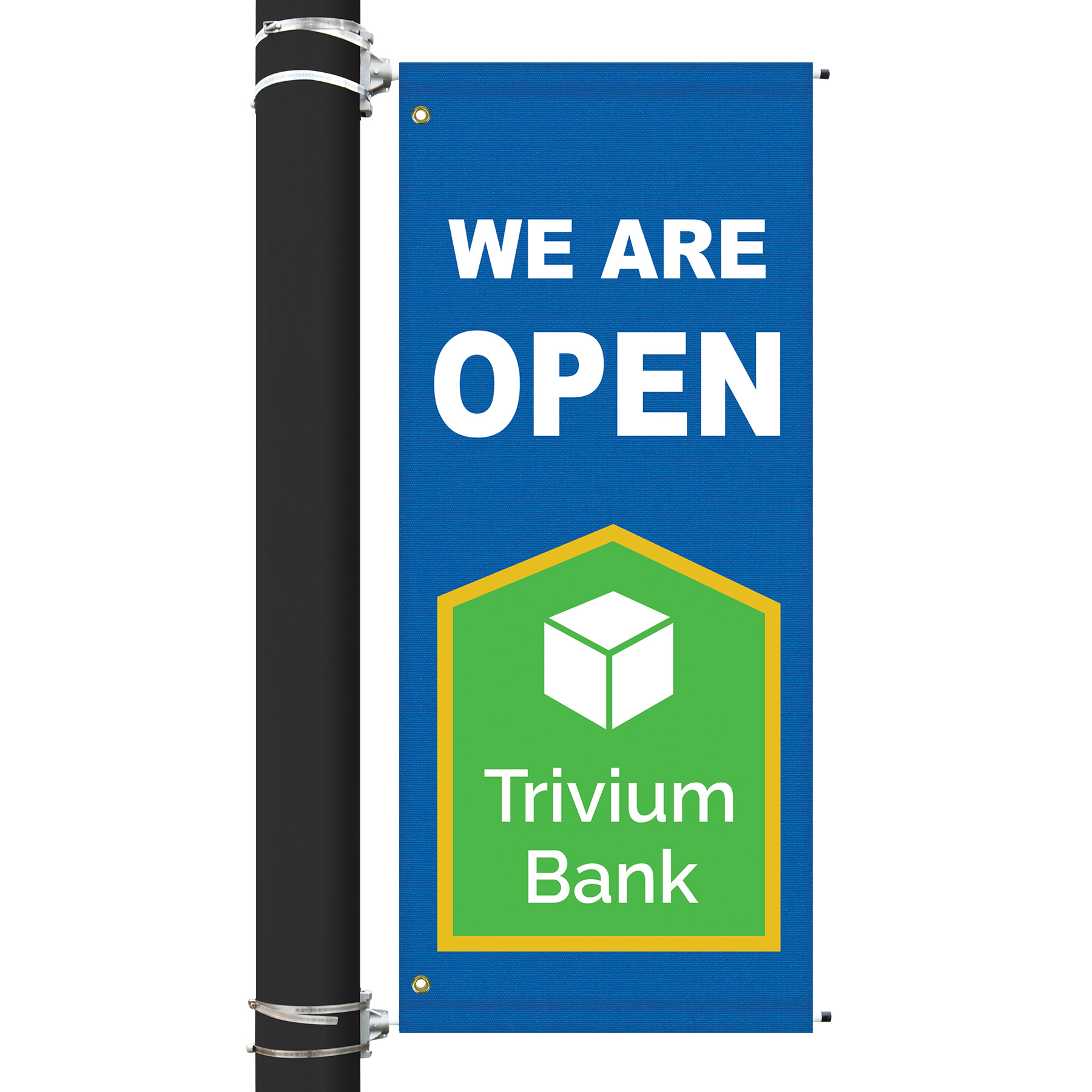 54" x 22" Custom Sunbrella™ Avenue Banner-3 Color Imprint 10