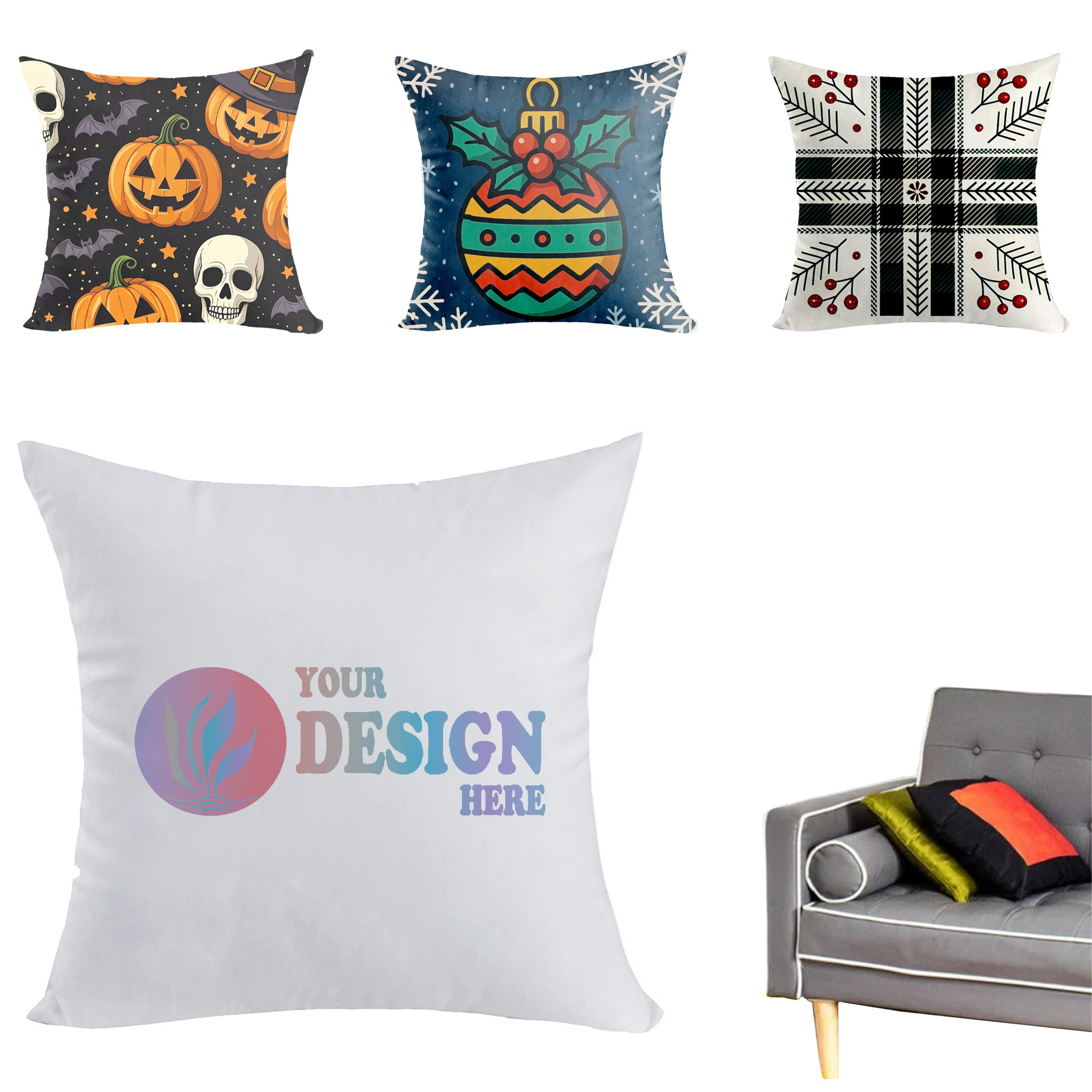 16" x 16" Throw Pillow 3