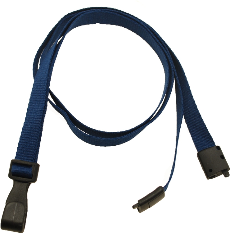 3/8" Recycled PET Lanyard with Breakaway (Plastic J-Hook) 6