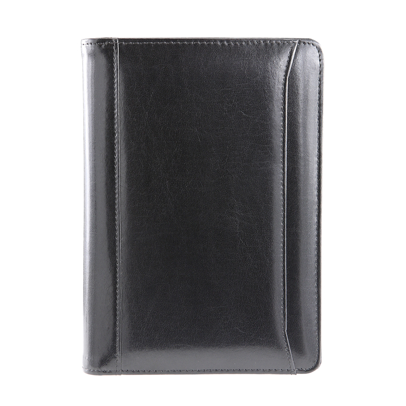Atlantis Leather Junior Padfolio (Black)
