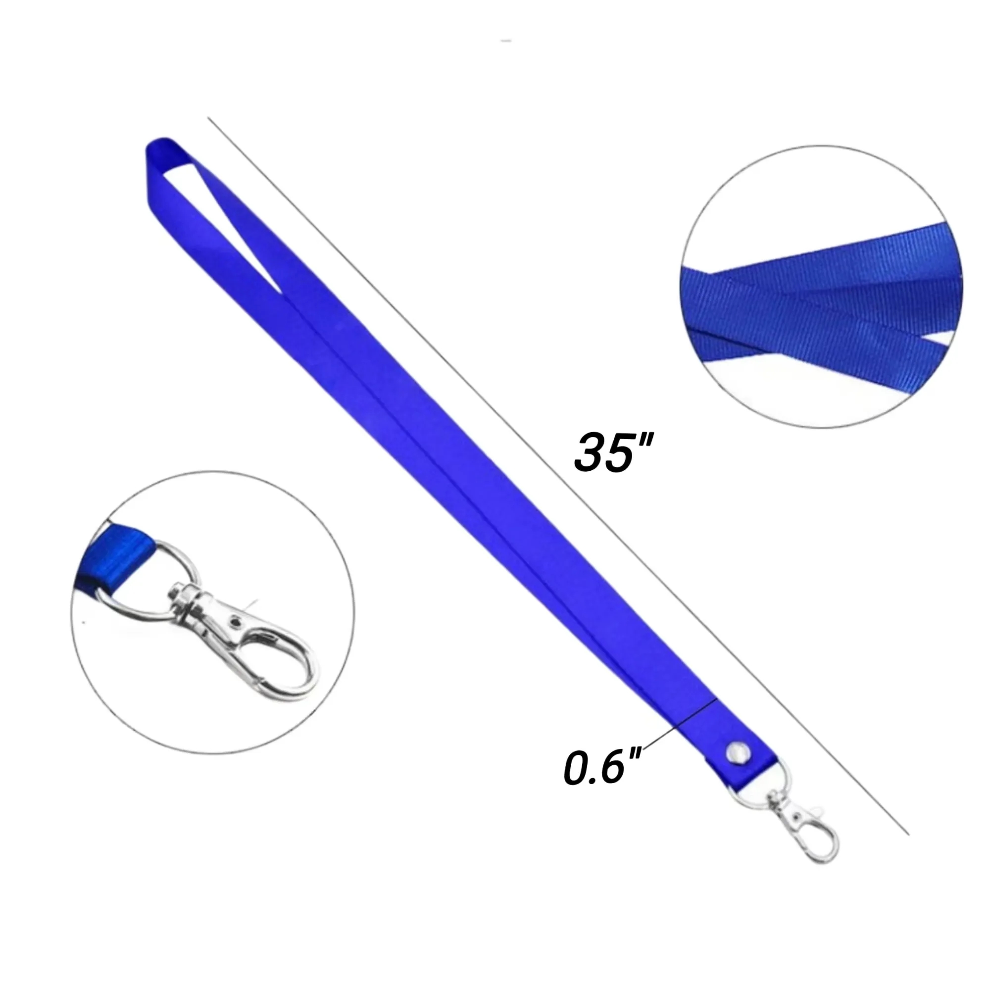 3/5" Polyester Lanyard MOQ 100 4