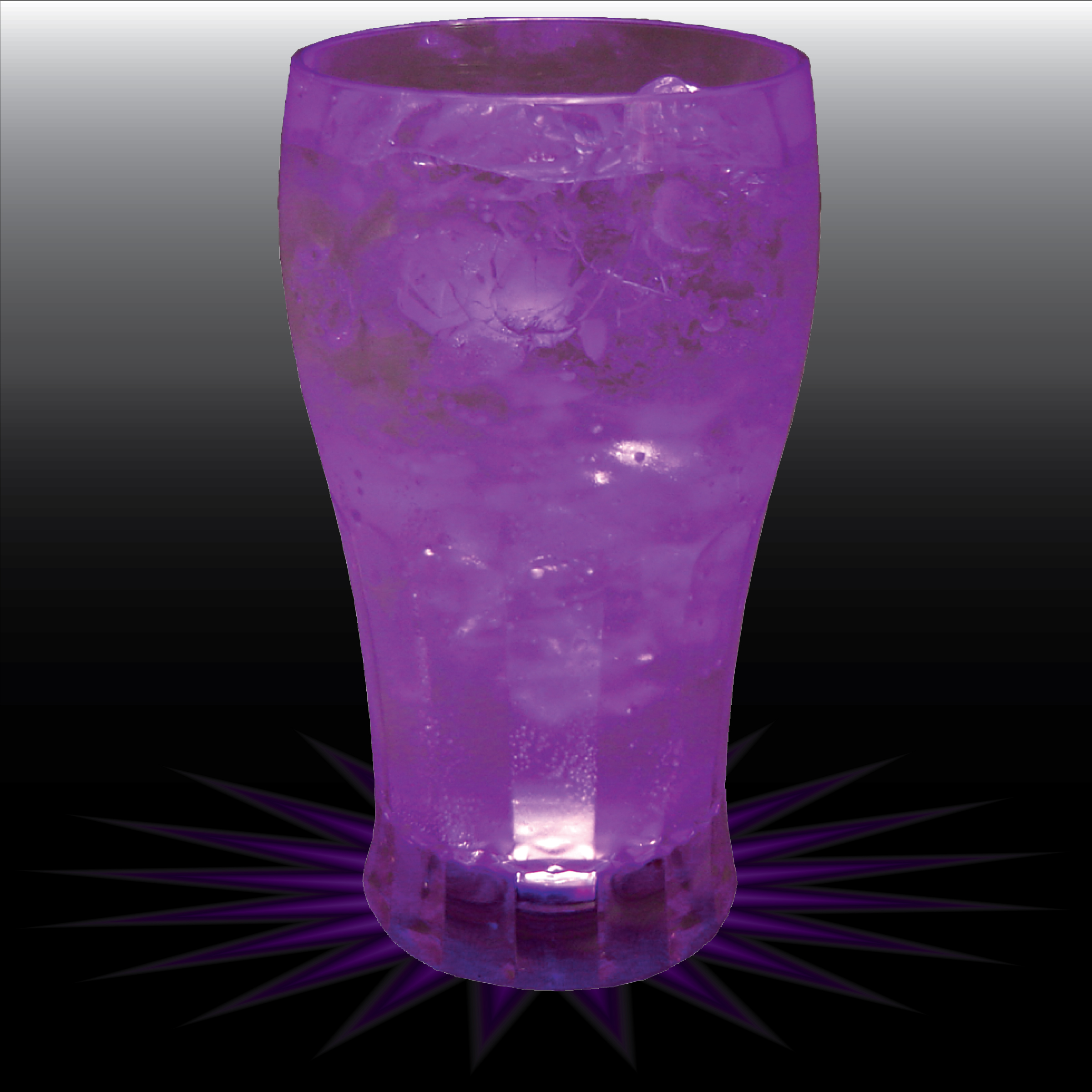 12oz Single Light Plastic Fluted Bell Soda Cup 9