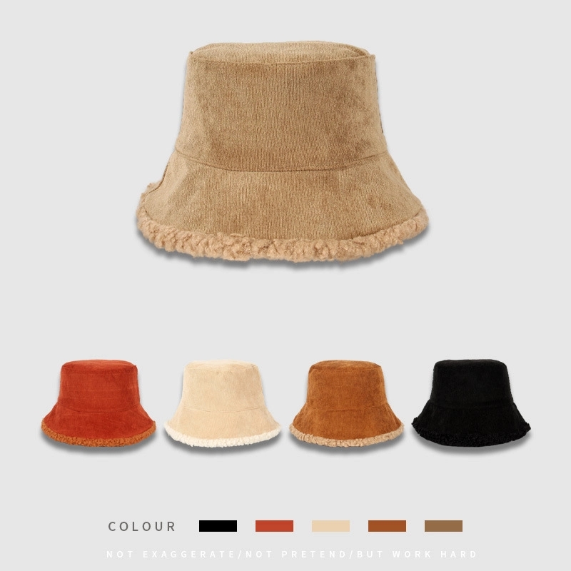 Double Sides Wear Winter Bucket Hat 2