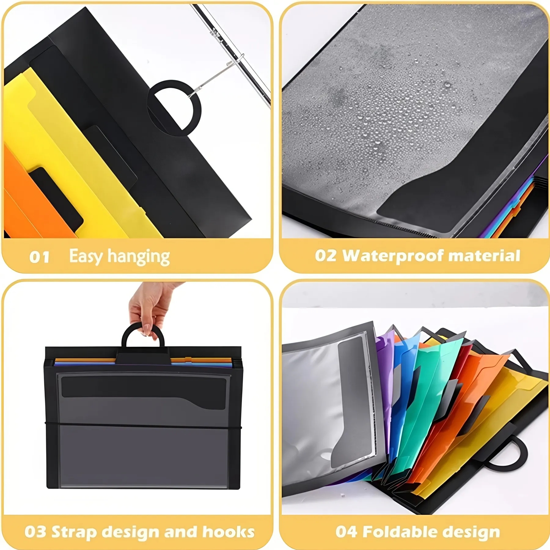 Hanging Multicolor File Folders 3