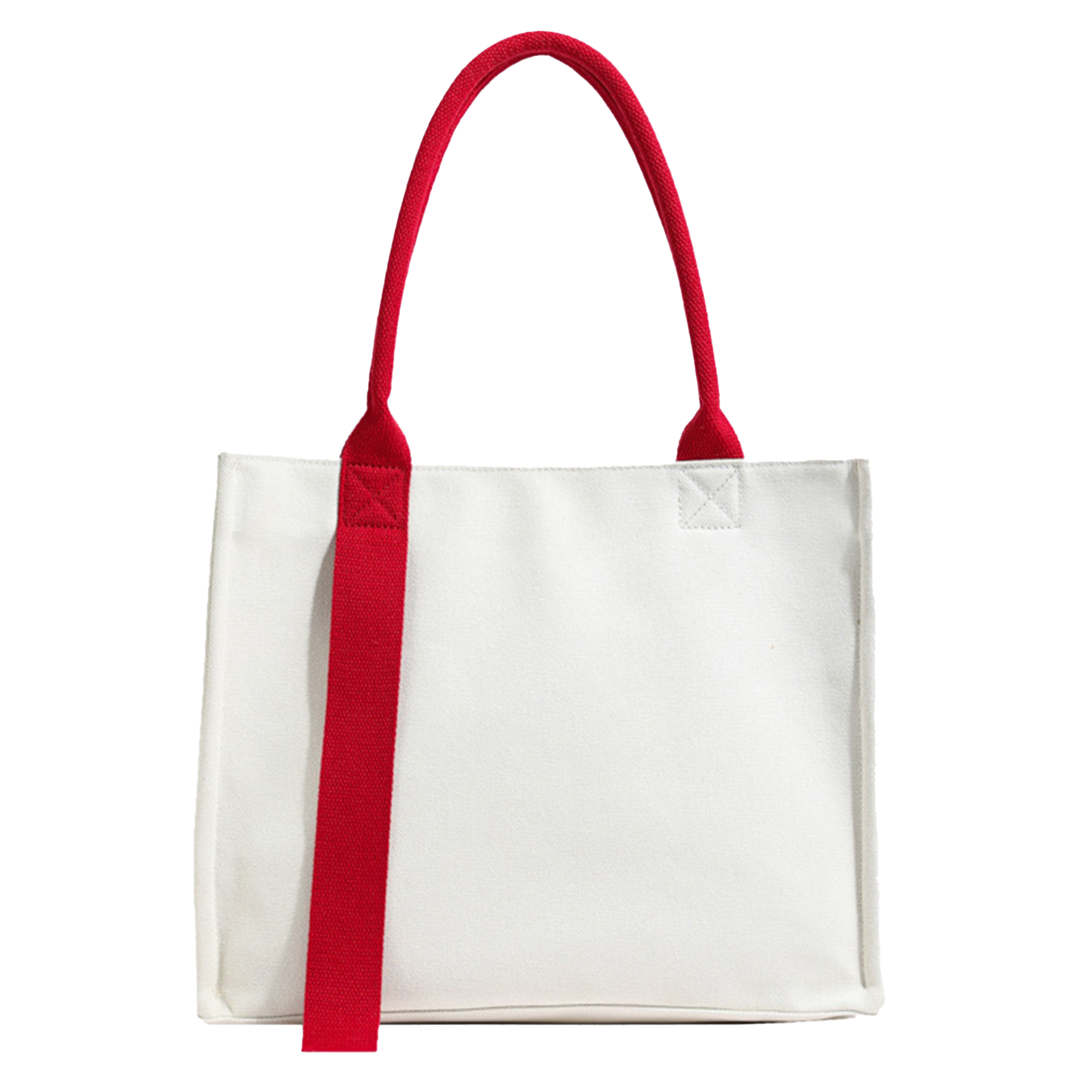 Canvas Large Capacity Handbag, custom tote bag with logo imprint 7