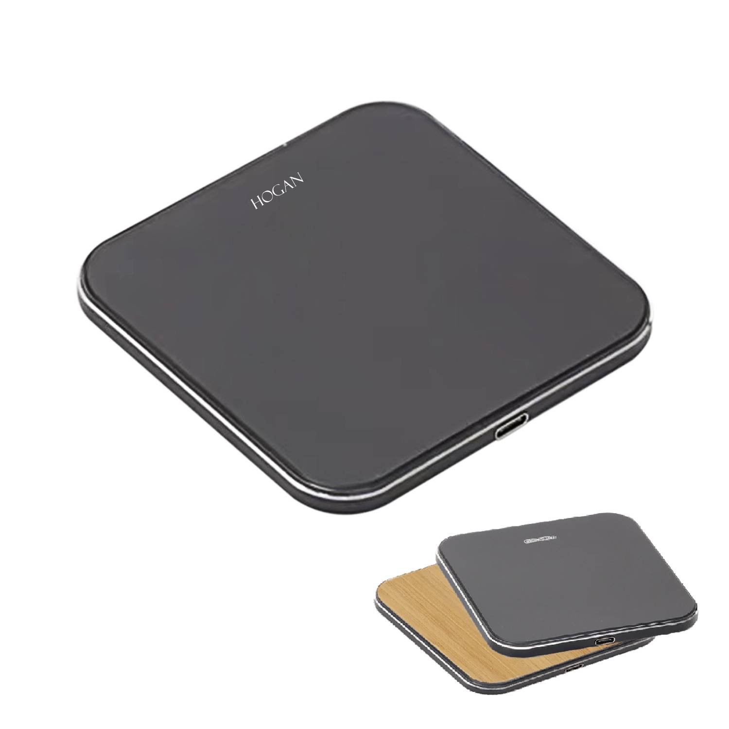 Acrylic Square Wireless Charger Power Bank