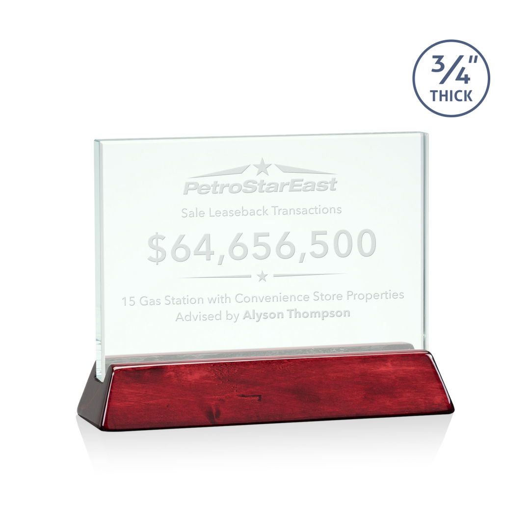 Walkerton Award - Jade/Rosewood (Horiz) 18