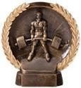 Dead Lift High Relief Circular Plate Award 1