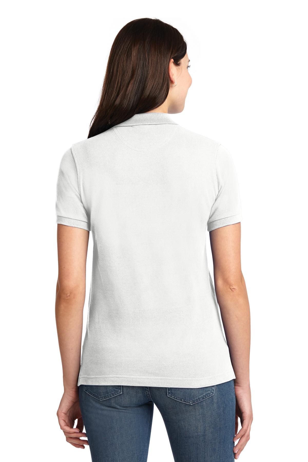 Port Authority Women's Heavyweight Cotton Pique Polo. L420 33
