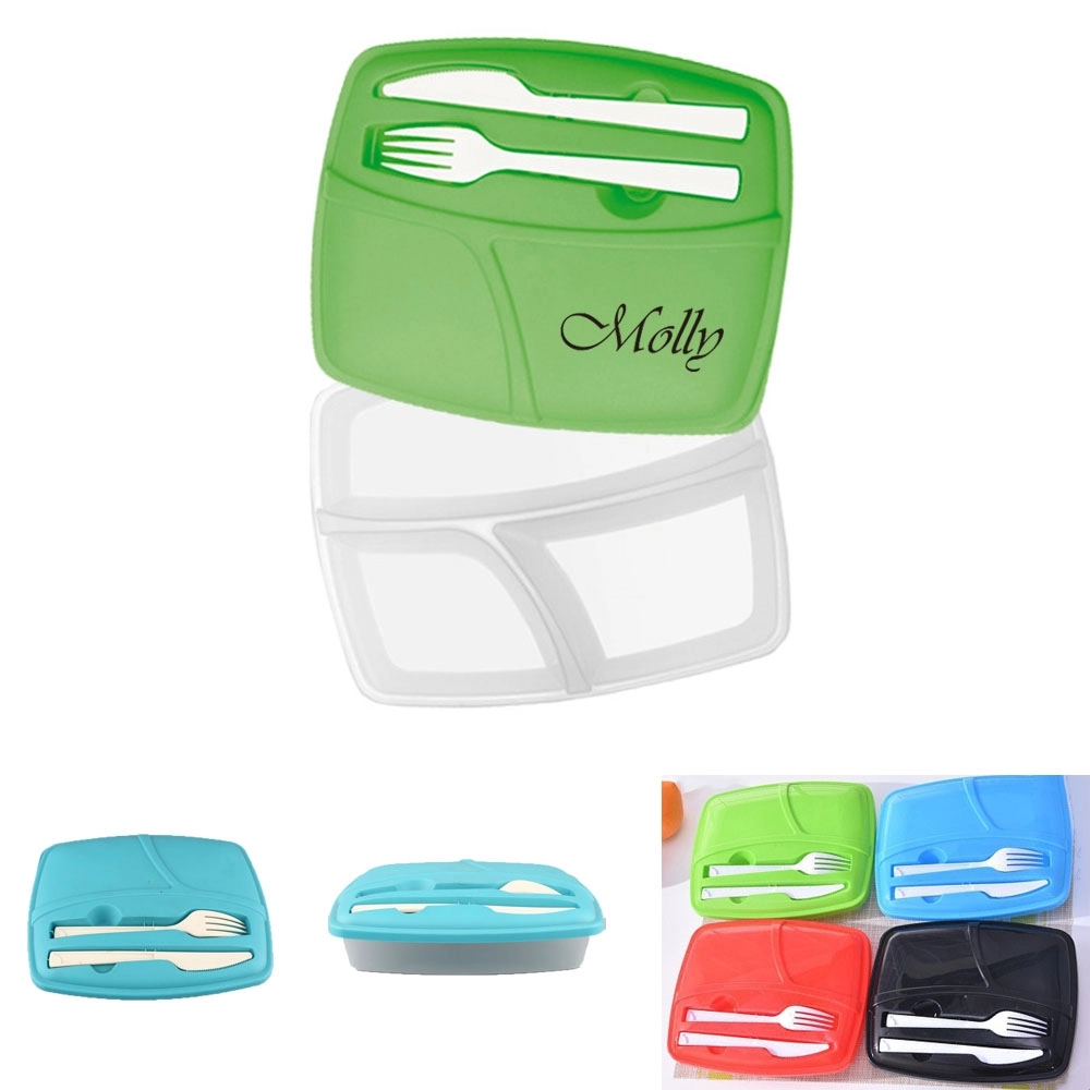 Three Compartment Lunch Box 2