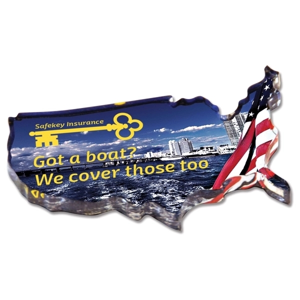 Custom 1/4" Acrylic Magnet USA Made