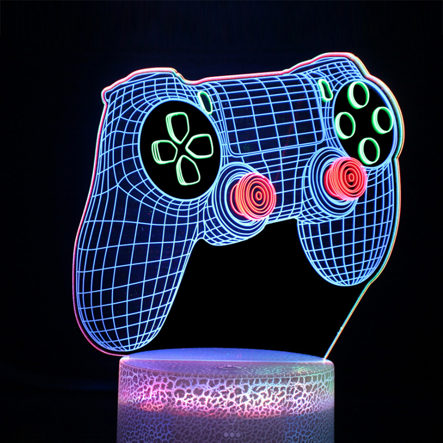 Customizable 3D LED Light With Interchangeable Acrylic Discs 10