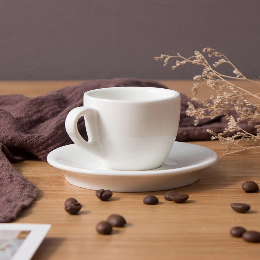 Custom 2.5 OZ. Ceramic Espresso Coffee Cup with Saucer Set 7