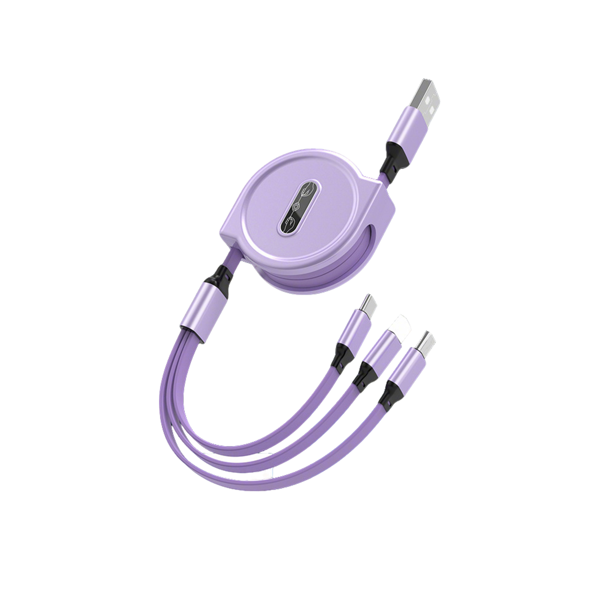 Retractable Multi Connector Charging Cable 7