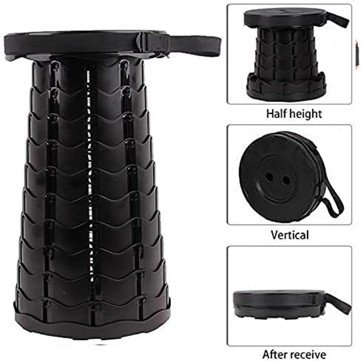 Outdoor Portable Simple Telescopic Folding Stool 2