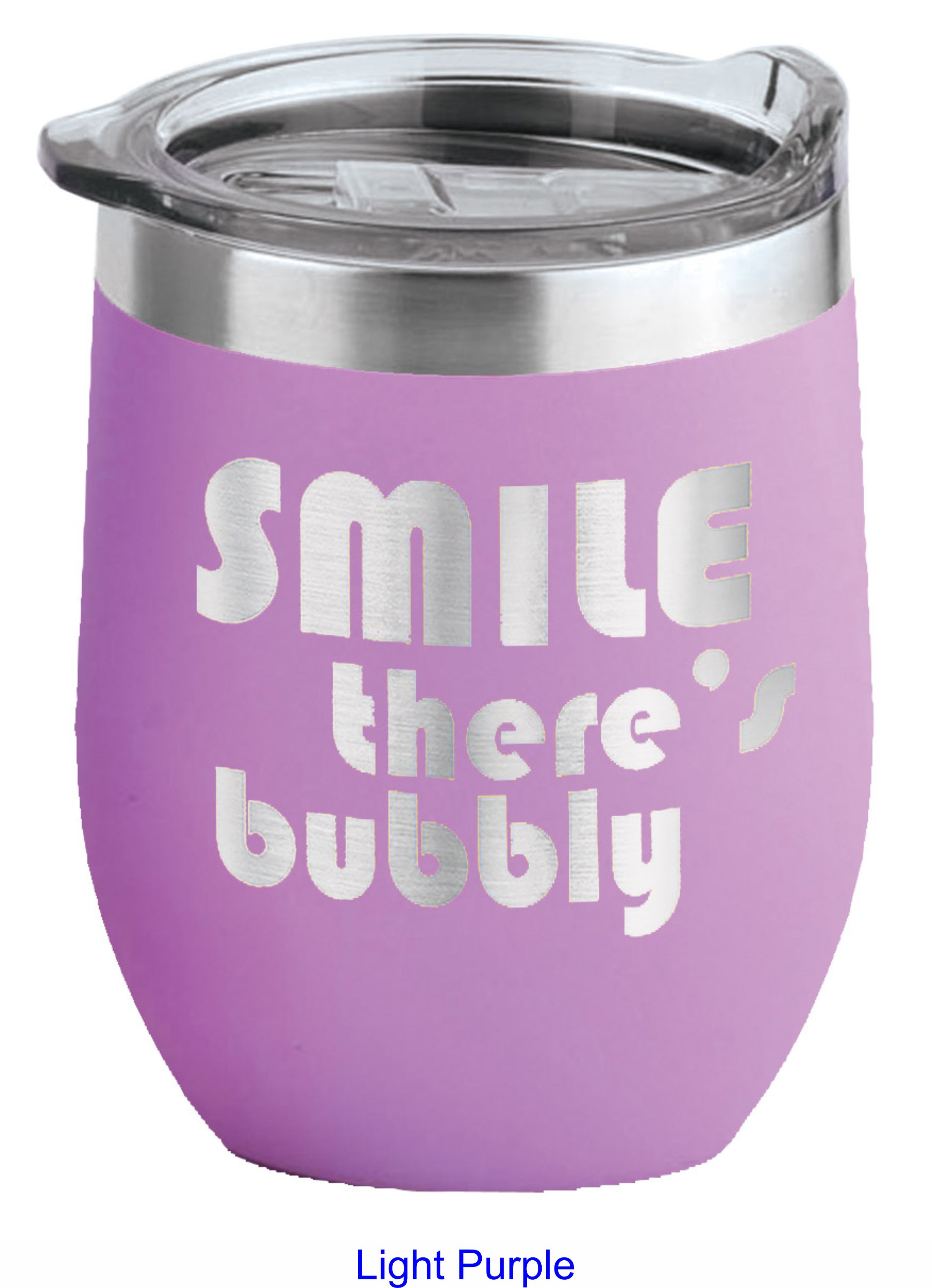 16 Oz. Tahoe Stemless Wine Glass w/Lid Stainless Steel 20
