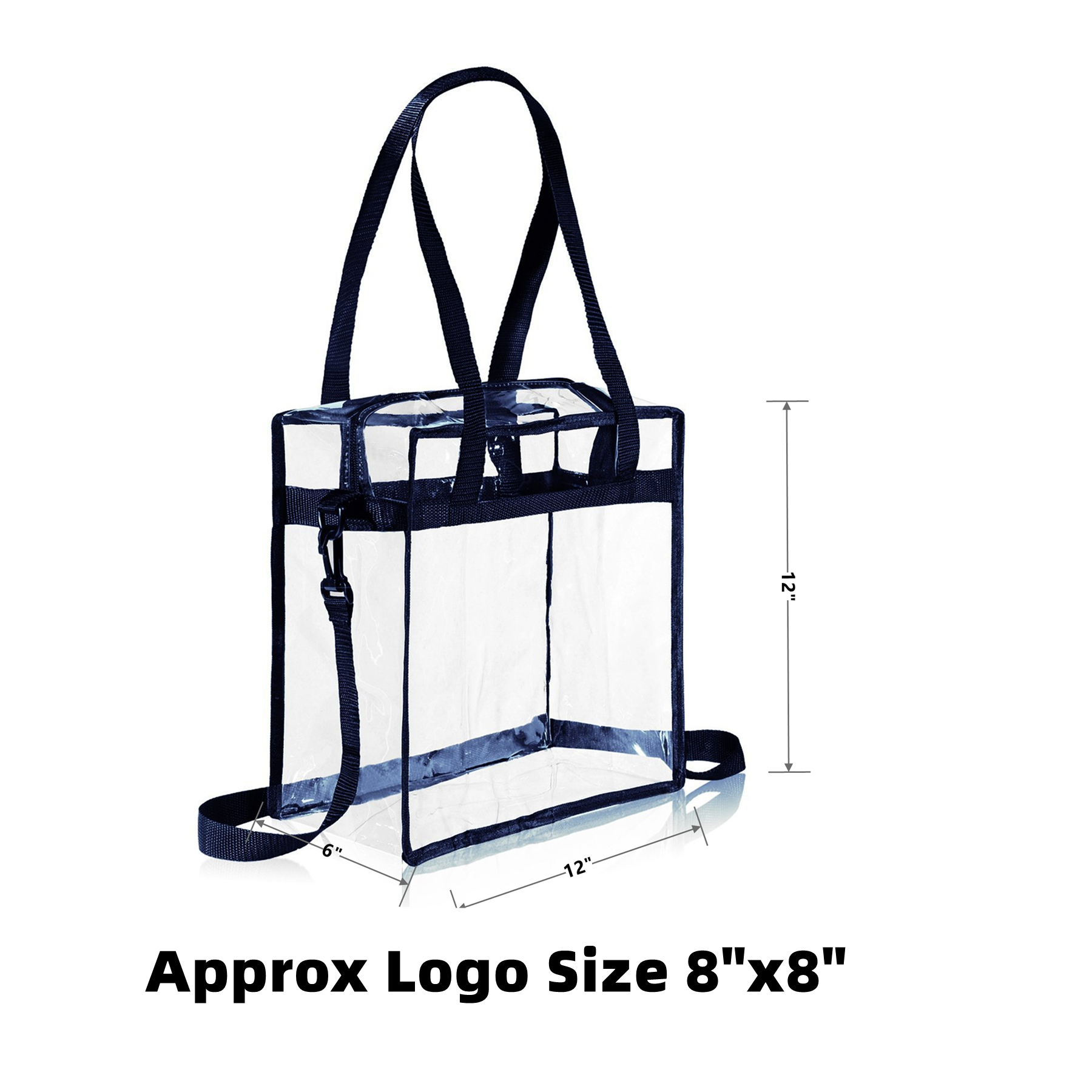Large Transparent Totes With Zipper 11