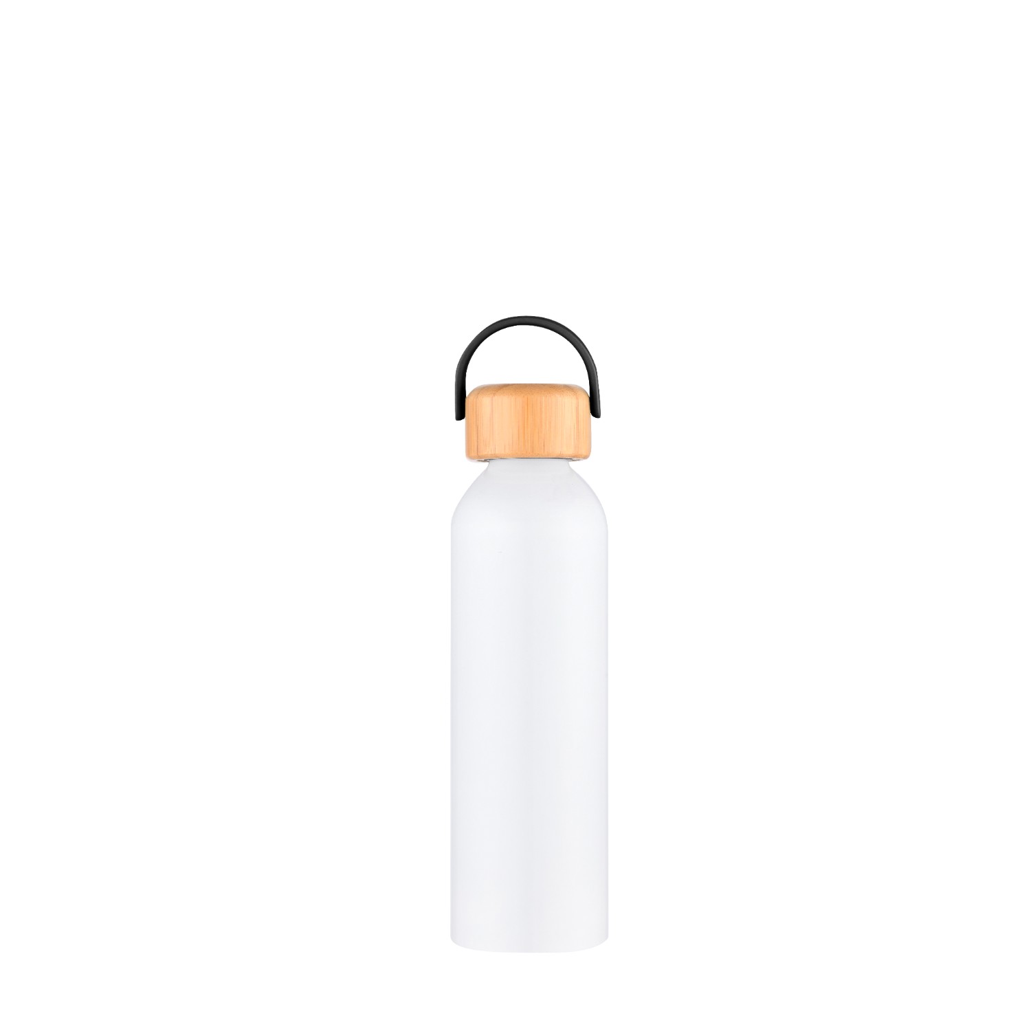 Juno 24 oz Recycled Aluminum Water Bottle with Bamboo Lid 9