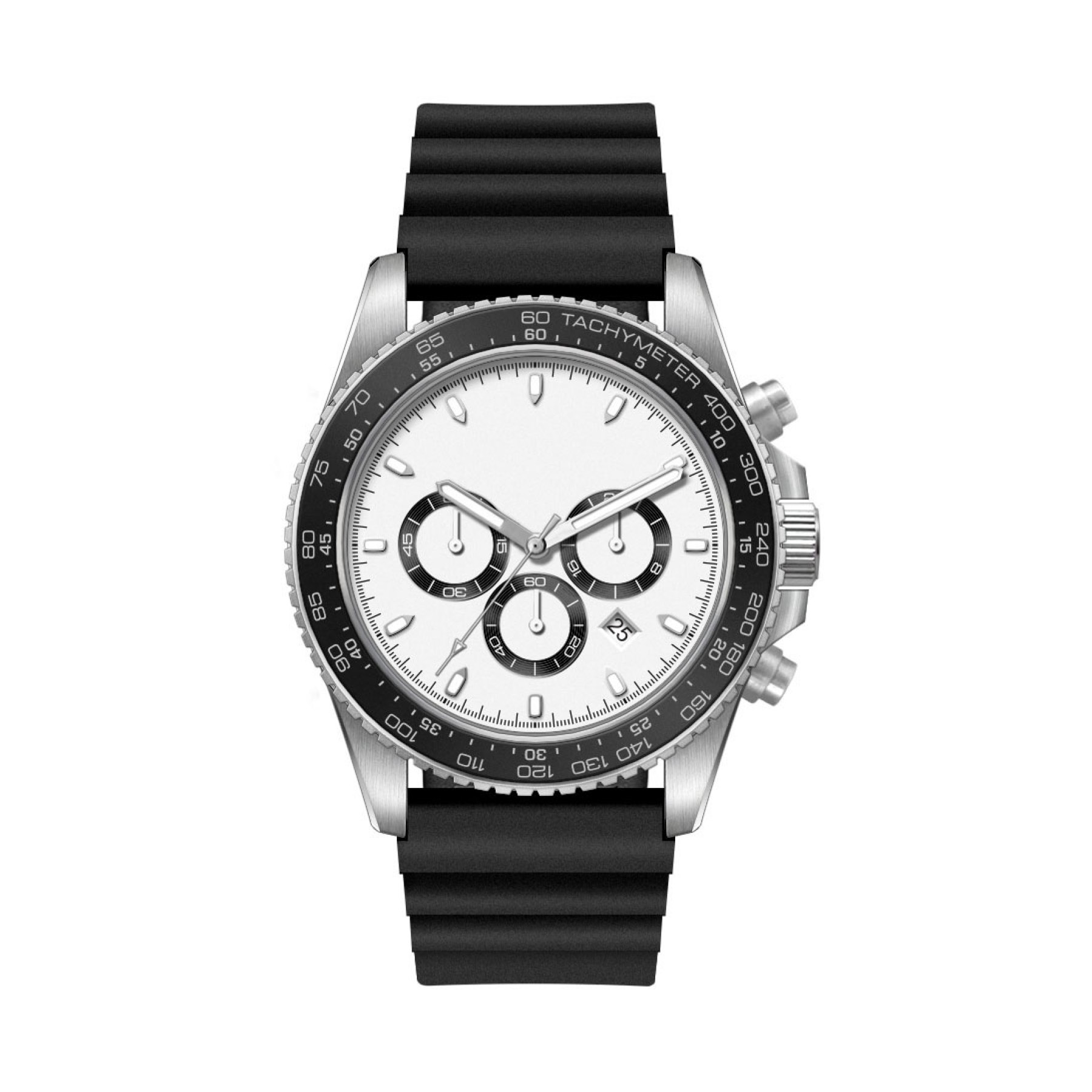 42.5MM, SS, SILVER CASE, CHRONO MVT, DTE 4