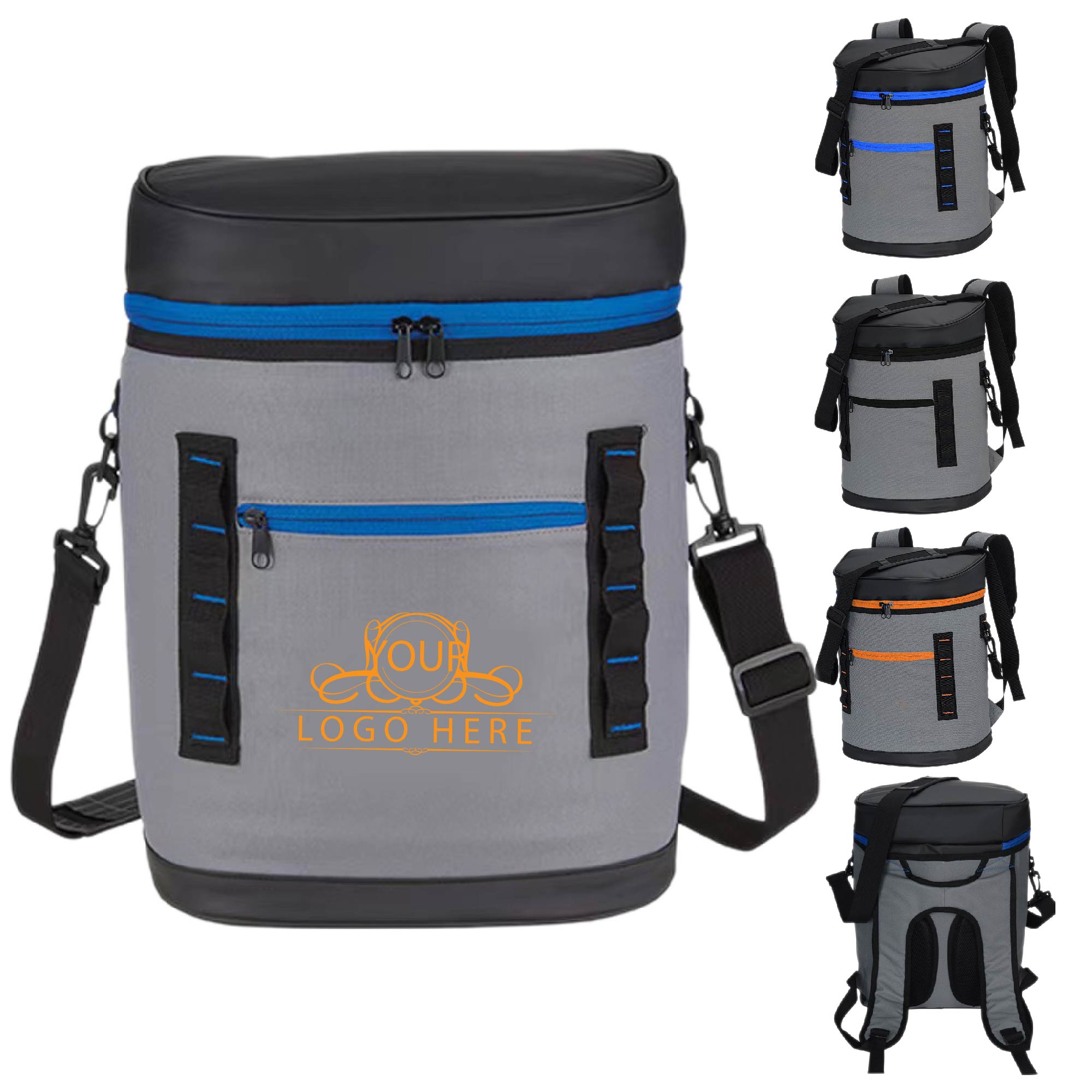 Cold Zippered Lunch Cooler Backpack 2