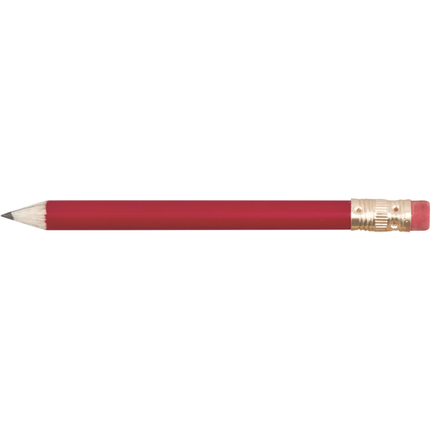 Round Wooden Golf Pencil With Eraser 9